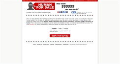 Desktop Screenshot of humanforsale.com